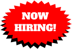NOW  HIRING!